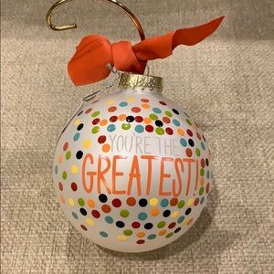 Coton Colors You’re the Greatest Christmas Ornament